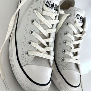 CHUCK TAYLOR CONVERSE JAPAN LIMITED Edition LEATHER ALL STAR OX WHITE 6.5/ 8.5/9